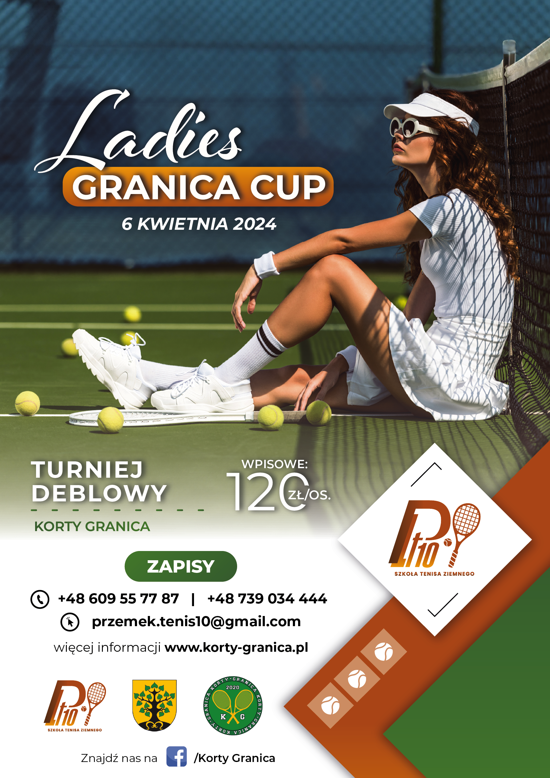 Kobiecy turniej deblowy 1 EDYCJA „Ladies GRANICA CUP”                                                    6 KWIETNIA KORTY GRANICA